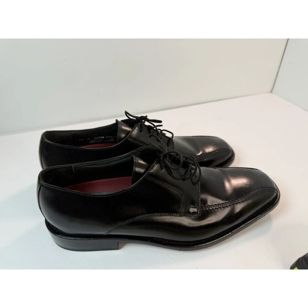 Bostonian Bardwell Walk Men's Classic Black Oxford Shoes 10 D‎ 28710 Leather